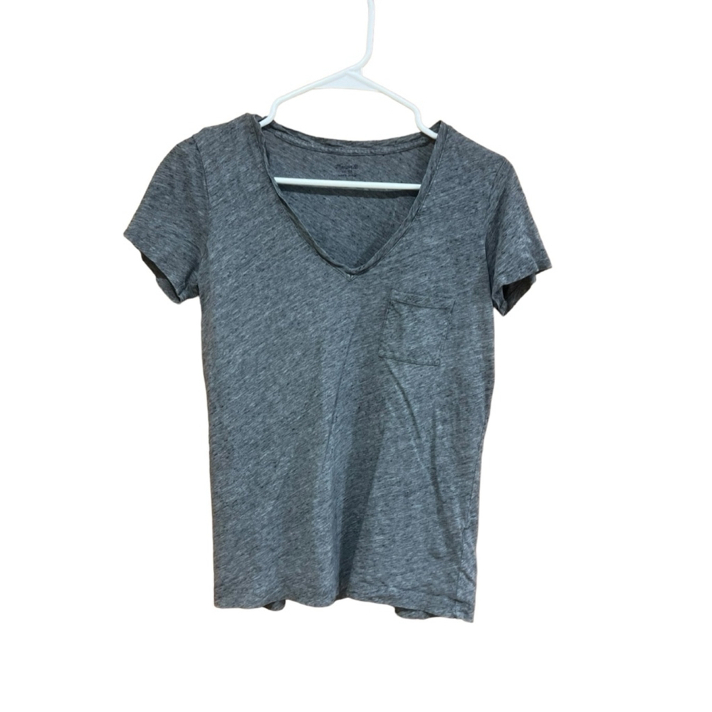 Madewell Gray Pocket T-Shirt Women's XS